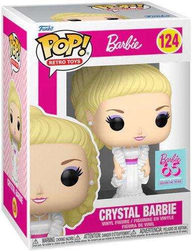 Funko Pop ! Retro Toys Barbie 65Th - (124) Crystal Barbie Vinyl Figure 9Cm