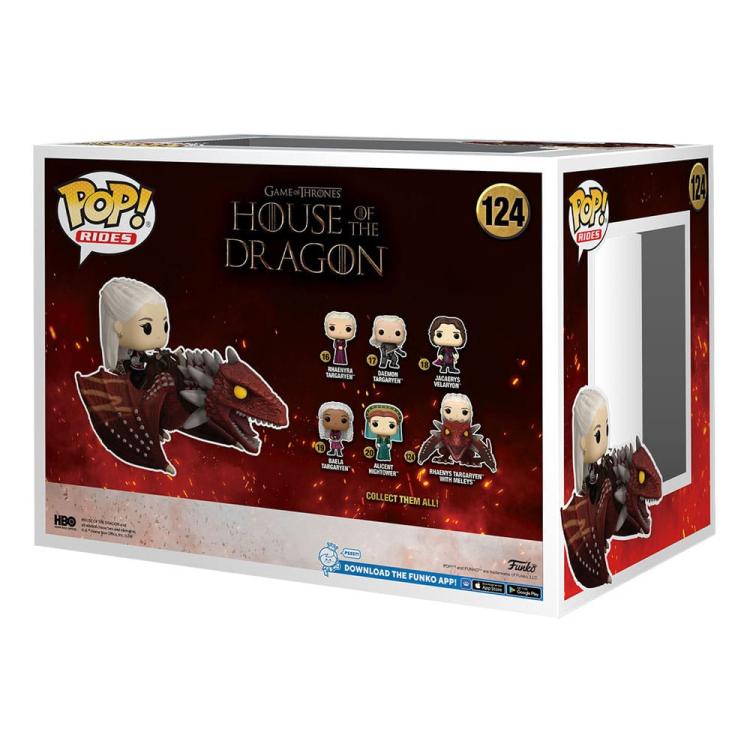 Funko Pop Tv ! House Of The Dragon S3 - (124) Rhaenys Targaryen With Meleys 25Cm