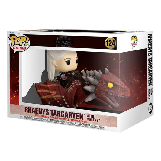 Funko Pop Tv ! House Of The Dragon S3 - (124) Rhaenys Targaryen With Meleys 25Cm