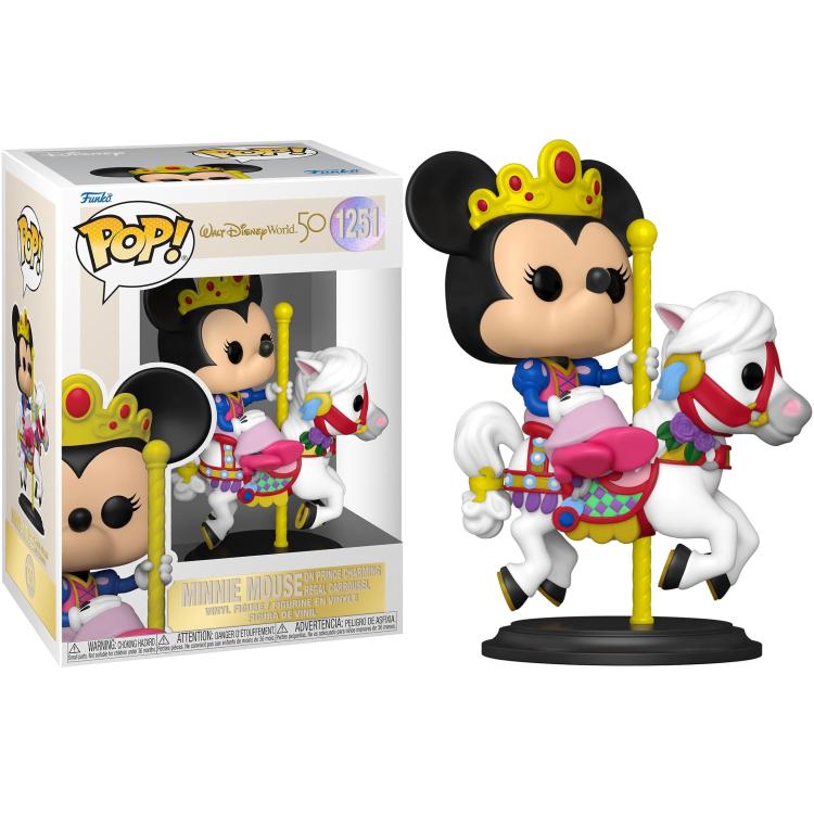 Funko Pop Walt Disney Wolrd 50 Anniversary (1251) Minnie Mouse Carrousel Figure