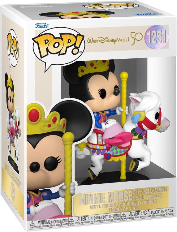 Funko Pop Walt Disney Wolrd 50 Anniversary (1251) Minnie Mouse Carrousel Figure