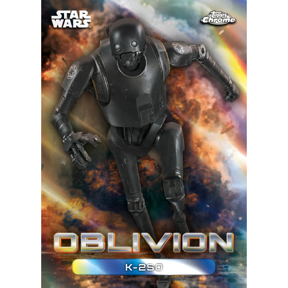 Topps Chrome - Star Wars Value Box 2026 Card Collezionabili 32 Carte Ufficiali - 8 Buste TCG