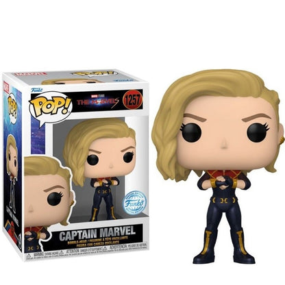 Funko Pop ! Marvel Studios - The Marvels - (1257) Captain Marvel Special Edition