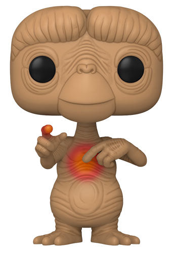 Funko Pop! Movies- E.T. (1258) E.T 40Th W/Glowing Heart G.I.T.D. Special Edition
