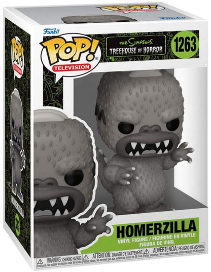 Funko Pop ! Tv The Simpsons Treehouse Of Horror - (1263) Homerzilla Figure