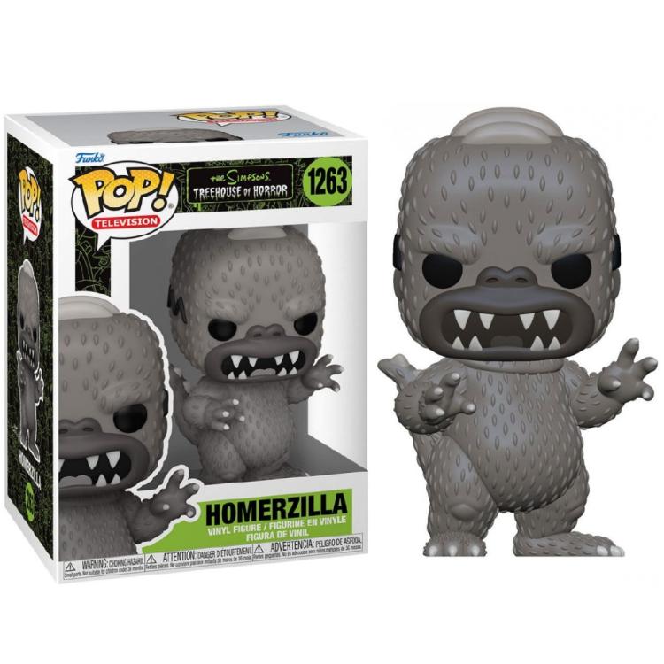 Funko Pop ! Tv The Simpsons Treehouse Of Horror - (1263) Homerzilla Figure