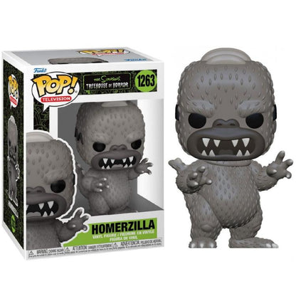 Funko Pop ! Tv The Simpsons Treehouse Of Horror - (1263) Homerzilla Figure