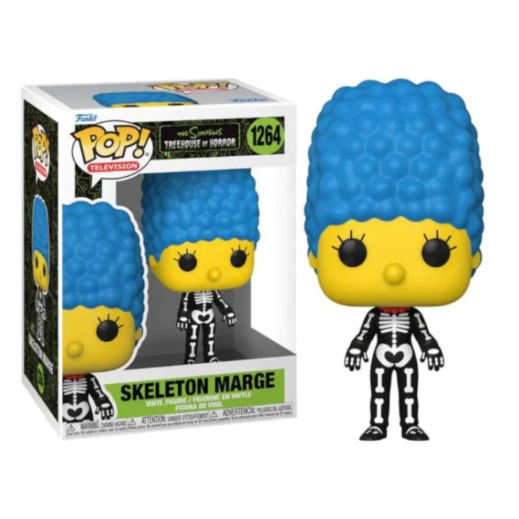 Funko Pop ! Television The Simpsons Treehouse Of Horror - (1264) Skeleton Marge