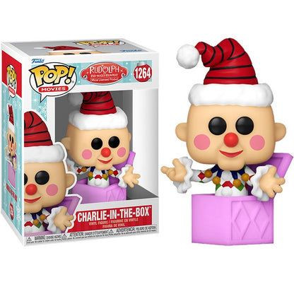 Funko Pop ! Movies Rudolph (1264) Charlie-In-The-Box Vinyl Figure 9 Cm