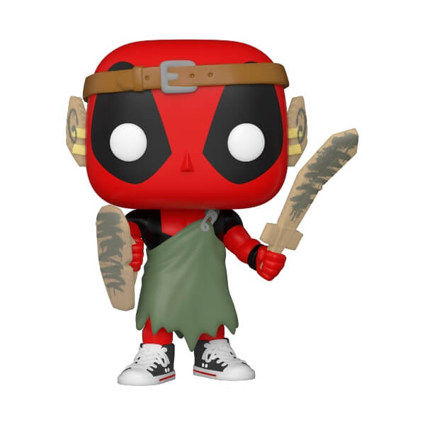 Funko Pop Marvel Deadpool 30Th - Nerd Larp Deadpool (780) Figure Converse Movie
