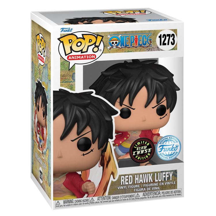 Funko Pop ! Animation - One Piece (1273) Red Hawk Luffy (Chase) Special Edition