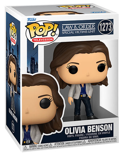 Funko Pop ! Television Law & Order Svu : (1273) Olivia Benson Vinyl Figure 9Cm