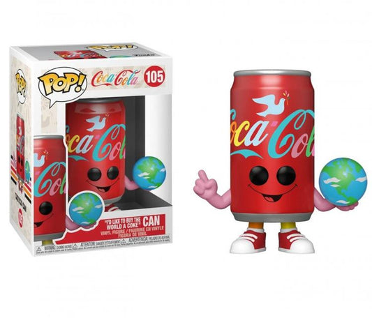Funko Pop Coca Cola 105 - "I'D Like To Buy The World A Coke" Can World Figure