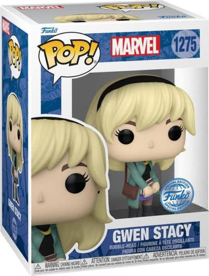 Funko Pop ! Marvel (1275) Gwen Stacy Special Edition Vinyl 9Cm Figure Collezione