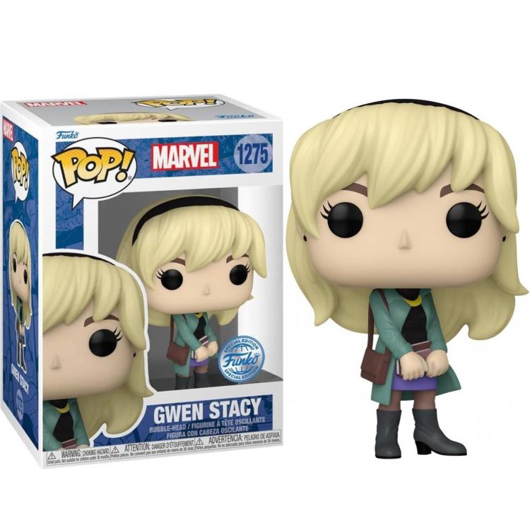 Funko Pop ! Marvel (1275) Gwen Stacy Special Edition Vinyl 9Cm Figure Collezione