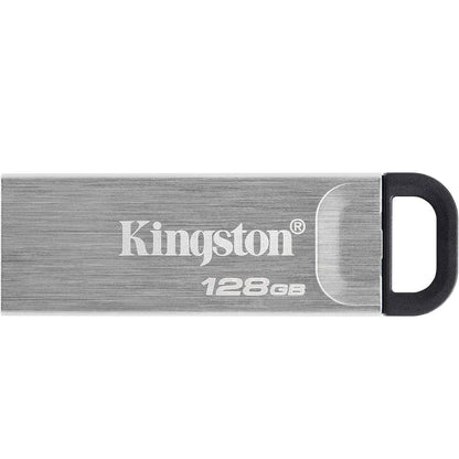 Kingston Pendrive 128GB DTKN/128GB Data Travel Kyson USB-A 3.2 Chiavetta Memoria Metal Argento PC 200MB/s