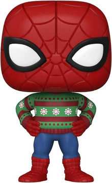 Funko Pop ! Marvel - (1284) Spider-Man Christmas Holiday Outfit 9cm