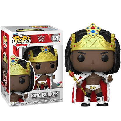 Funko Pop ! Wwe - (128) King Booker  Wrestling Vinyl 9Cm Figure Da Collezione