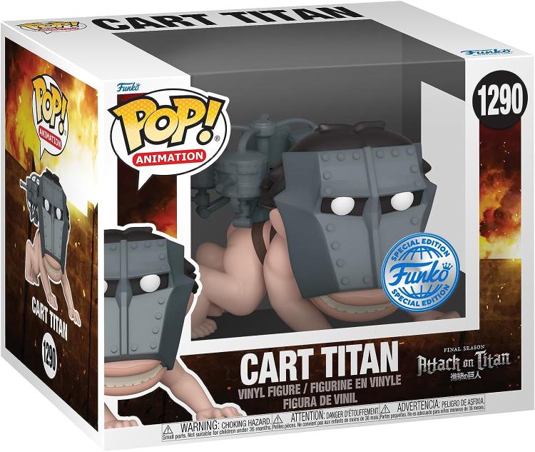 Funko Pop ! Animation - Attack On Titan (1290) Cart Titan Vinyl 15Cm Special Exm