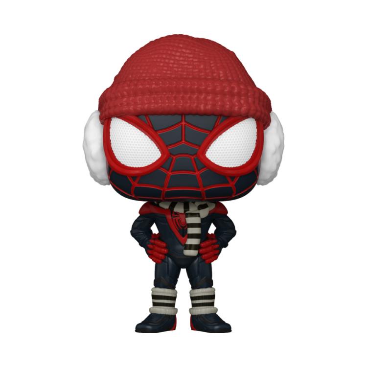 Funko Pop ! Marvel Spiderman Miles Morales - (1294) Spider-Man Winter Figure 9Cm