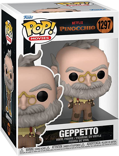 Funko Pop ! Movies: Pinocchio (Netflix) Geppetto (1297) Vinyl Action Figure