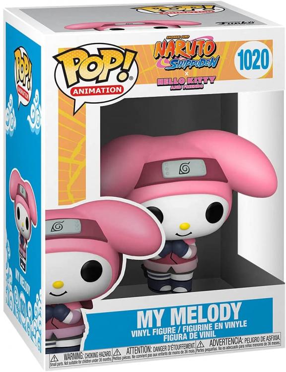Funko Pop ! Hello Kitty Naruto My Melody Sakura 1020 Sanrio Figure Anime Manga