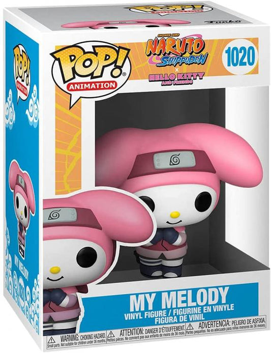 Funko Pop ! Hello Kitty Naruto My Melody Sakura 1020 Sanrio Figure Anime Manga