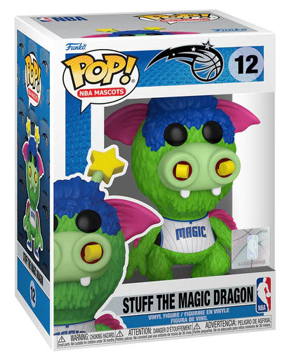 Funko Pop ! Nba Mascots (12) Orlando Stuff The Magic Dragon Figure 9Cm Basket