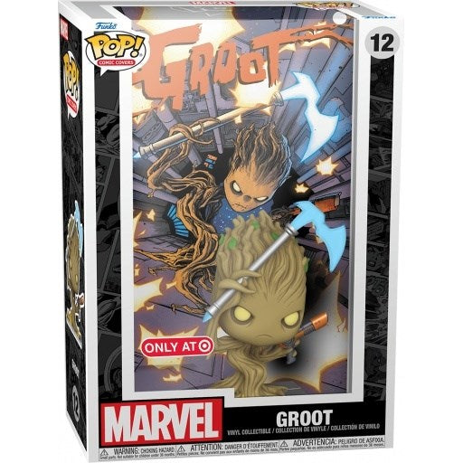 Funko Pop ! Comic Cover Marvel The Amazing - (12) Groot Vinyl Figure 9Cm