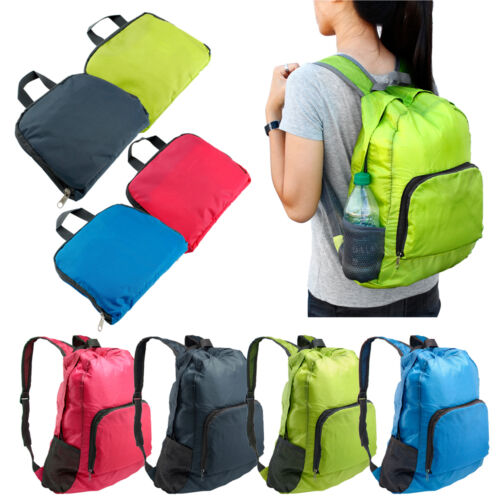 Zaino Zainetto Colorato Da Uomo Donna Scuola Sport Trekking Borsa Richiudibile