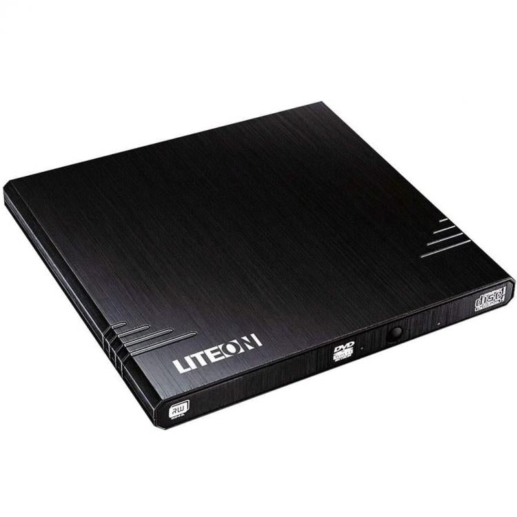 Liteon Masterizzatore Lettore Dvd Rw Cd Esterno Portatile Usb 2.0 Nero Ebau108