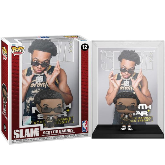 Funko Pop ! Nba Toronto Raptors Cover Slam (12) Scottie Barnes Vinyl Basket
