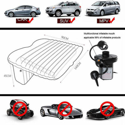 Materasso Letto Gonfiabile Per Auto Sedile Posteriore Macchina Con Pompa Airbed