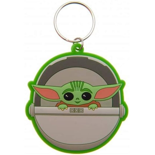 Pyramid Portachiavi Star Wars: The Mandalorian (The Child) - Keychain In Gomma