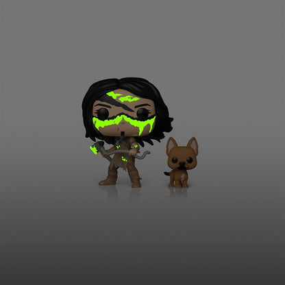 Funko Pop ! Plus - Prey - Naru with Sarii (1910) "Glows In The Dark" Vinyl Figure 10cm