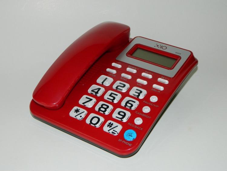 Telefono Fisso Da Tavolo Hotel Ufficio Casa Display Per Anziani Con Tasti Grandi