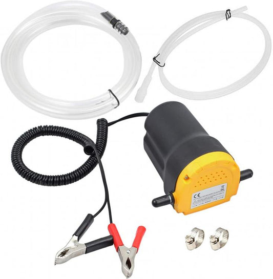 Kit Pompa Elettrica 12V Aspirazione Estrazione Cambio Olio Gasolio Diesel Auto