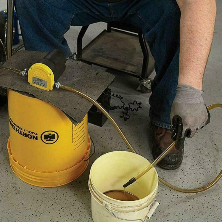 Kit Pompa Elettrica 12V Aspirazione Estrazione Cambio Olio Gasolio Diesel Auto