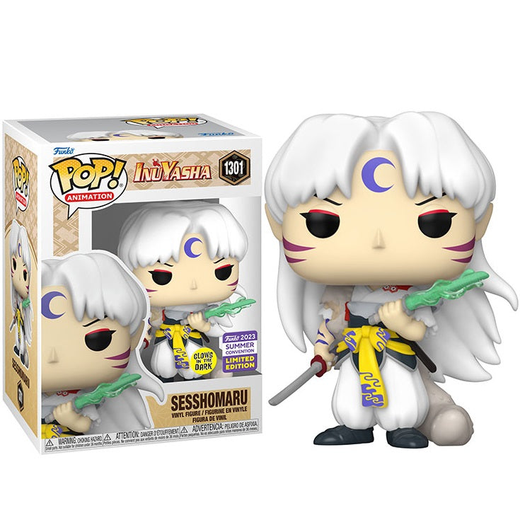 Funko Pop ! Animation Inuyasha - (1301) Sesshomaru W/Sword Glow Vinyl Figure
