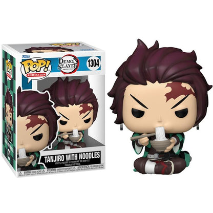 Funko Pop ! Animation Demon Slayer - (1304) Tanjiro With Noodles Vinyl Figure