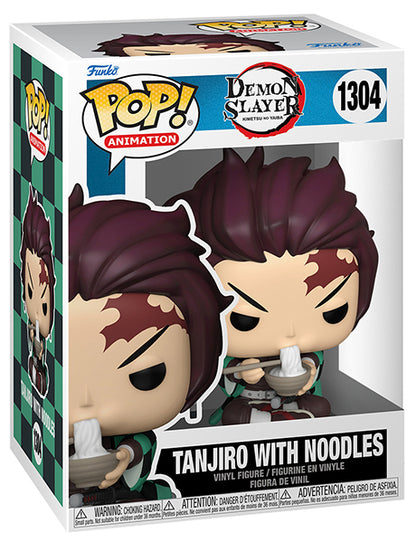 Funko Pop ! Animation Demon Slayer - (1304) Tanjiro With Noodles Vinyl Figure