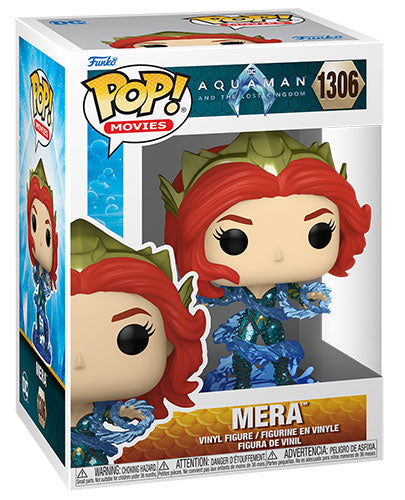 Funko Pop ! Movies Acquaman And The Lost Kingdom (1306) Mera Vinyl Figure 9Cm