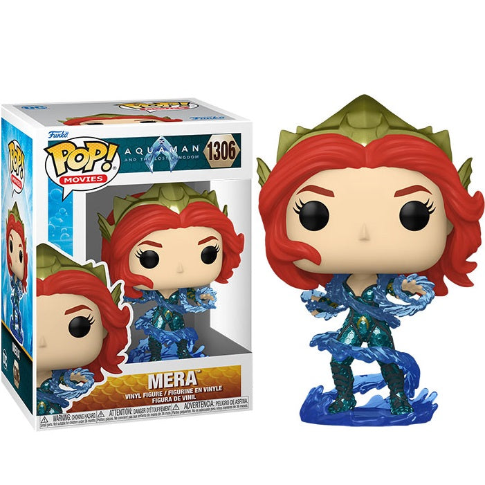 Funko Pop ! Movies Acquaman And The Lost Kingdom (1306) Mera Vinyl Figure 9Cm