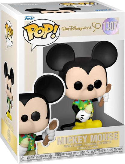 Funko Pop Walt Disney Wolrd 50 Anniversary (1251) Mickey Mouse Vinyl Figure 9Cm