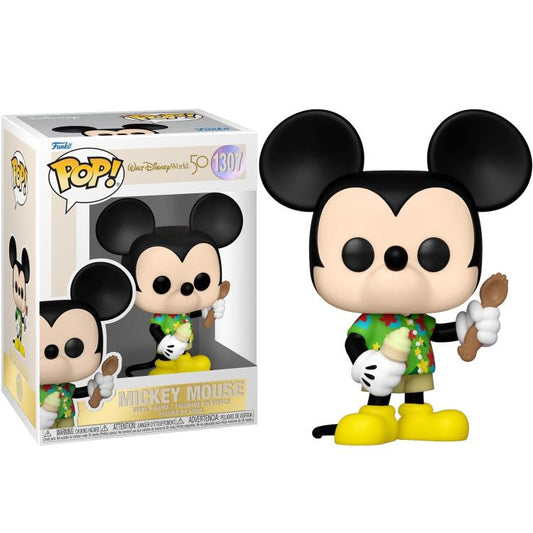 Funko Pop Walt Disney Wolrd 50 Anniversary (1251) Mickey Mouse Vinyl Figure 9Cm