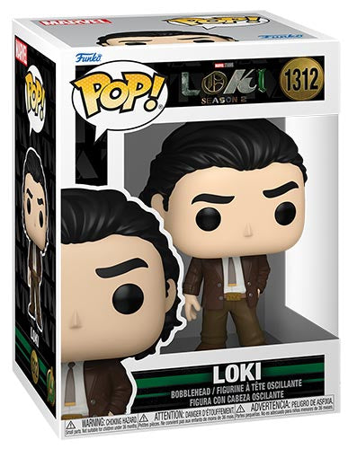 Funko Pop ! Marvel Loki S2 (1312) Loki Bobble Figure Vinyl 9Cm Serie Tv Disney