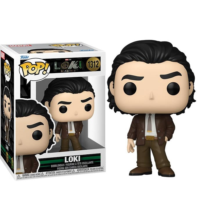 Funko Pop ! Marvel Loki S2 (1312) Loki Bobble Figure Vinyl 9Cm Serie Tv Disney