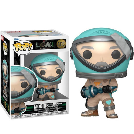 Funko Pop ! Marvel Loki S2 (1313) Mobius Temporal Suit Bobble Vinyl 9Cm Disney