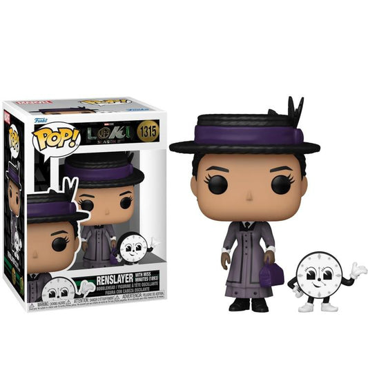 Funko Pop ! Marvel Loki (1315) Renslayer & Miss Minutes Figure Serie Tv Disney+