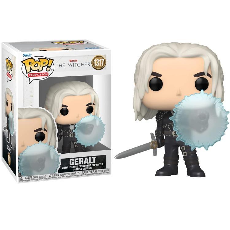 Funko Pop! Television Netflix The Witcher S2 -(1317) Geralt W/ Shield Figure 9Cm